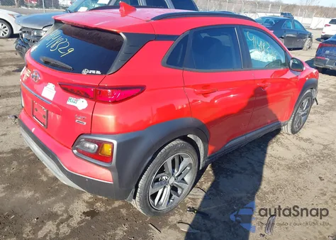 2020 Hyundai Kona Ultimate z USA, uszkodzony, nr VIN KM8K5CA51LU539807